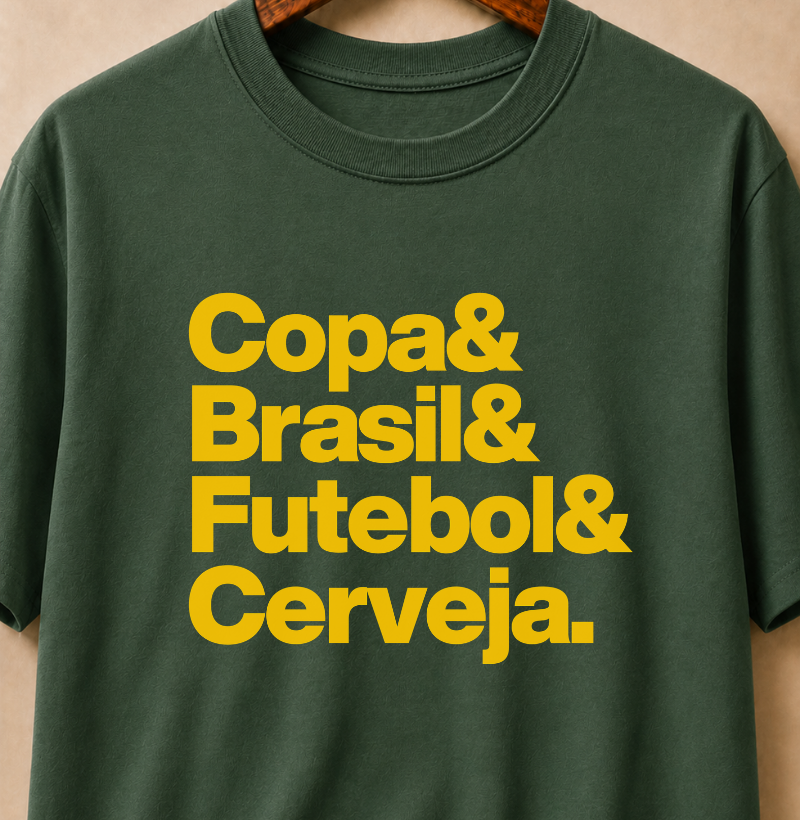 Camiseta - Copa Brasil Futebol Cerveja