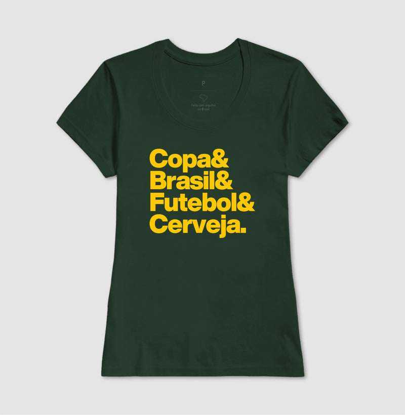 Camiseta - Copa Brasil Futebol Cerveja