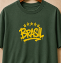 Camiseta - Brasil grafite