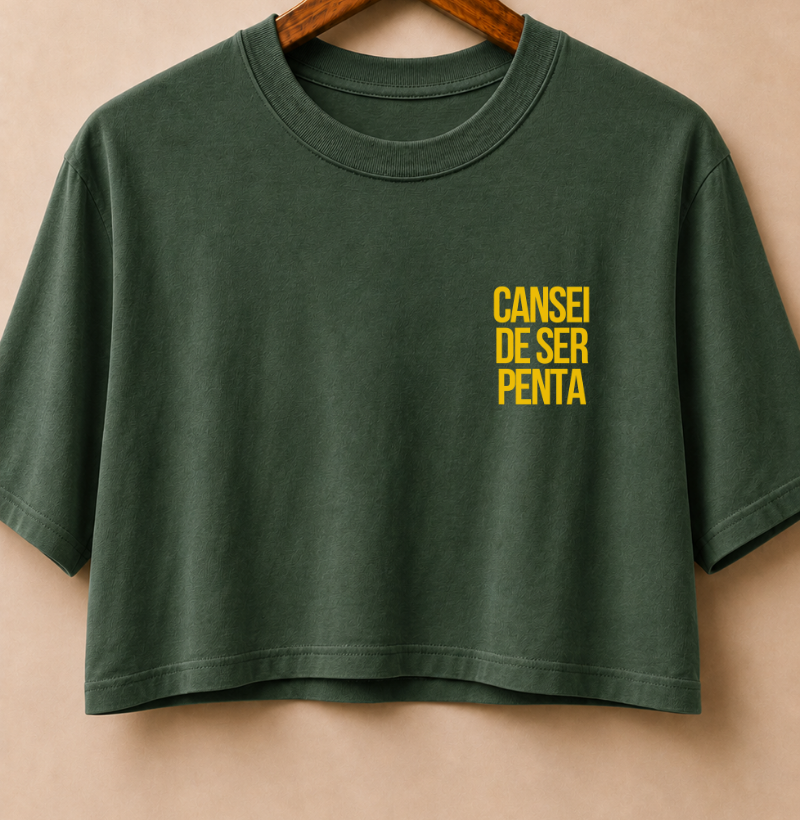 Cropped - Cansei de ser penta bolso