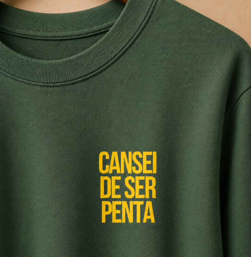 Camiseta - Cansei de ser penta bolso