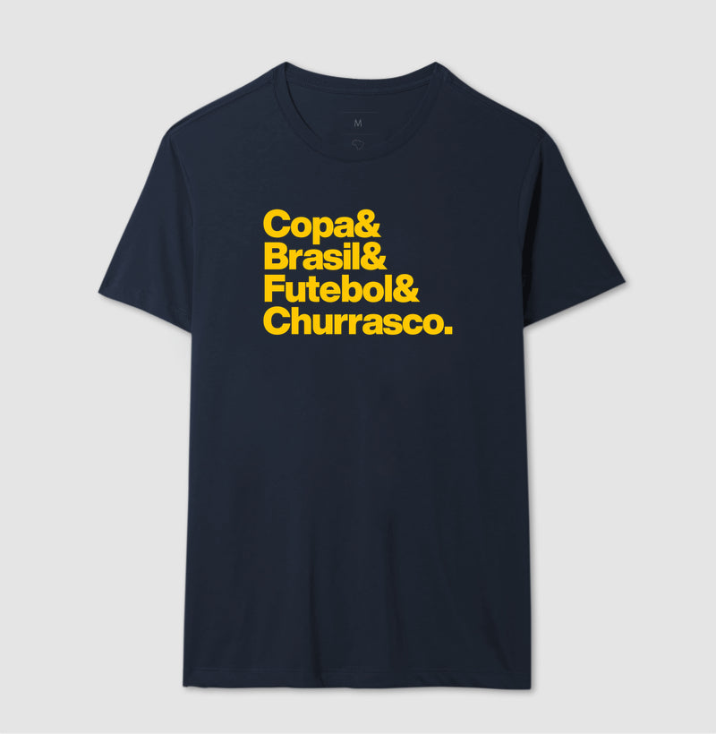 Camiseta - Copa Brasil Futebol Churrasco