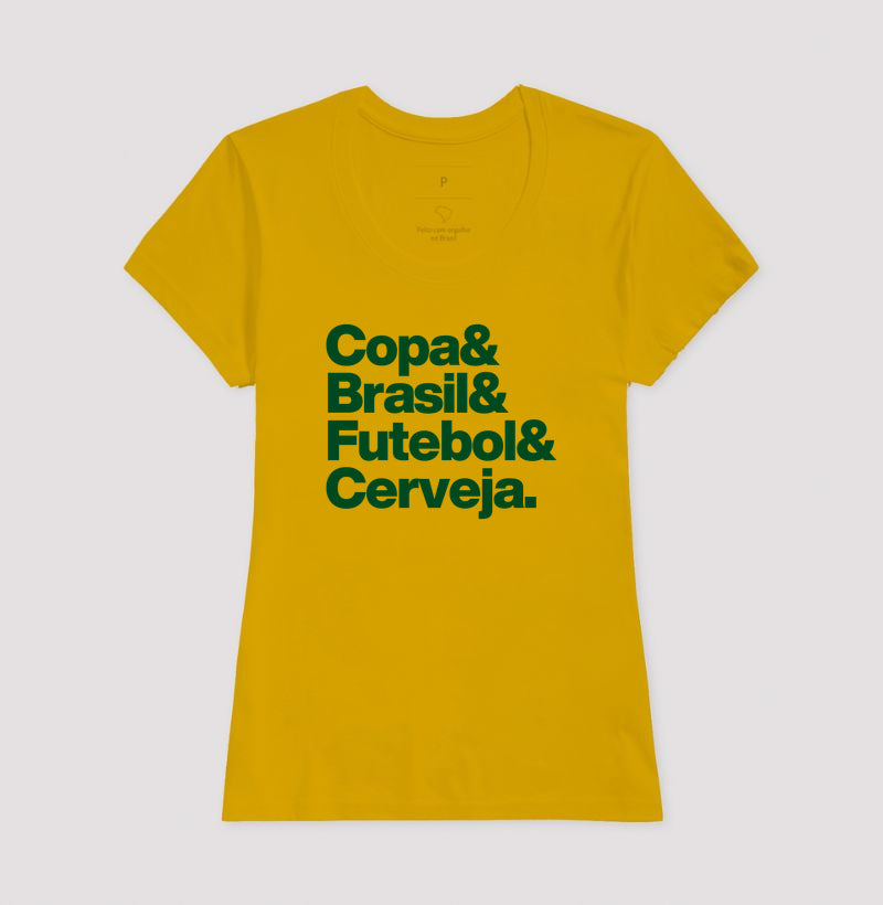 Camiseta - Copa Brasil Futebol Cerveja