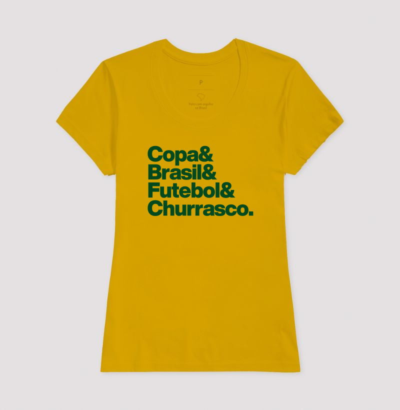 Camiseta - Copa Brasil Futebol Churrasco