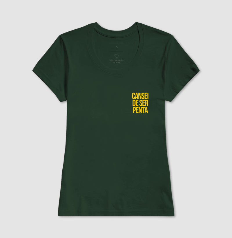 Camiseta - Cansei de ser penta bolso