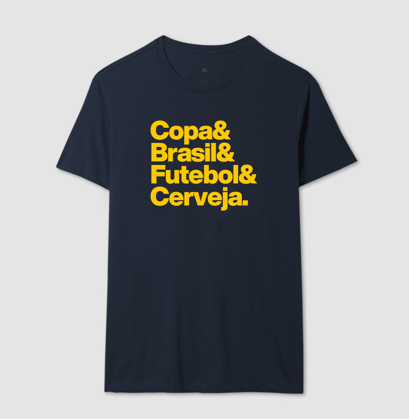 Camiseta - Copa Brasil Futebol Cerveja