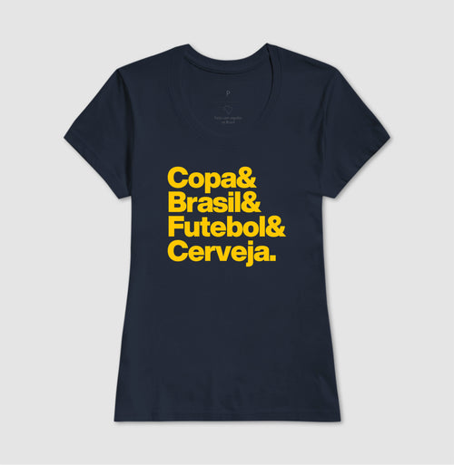 Camiseta - Copa Brasil Futebol Cerveja