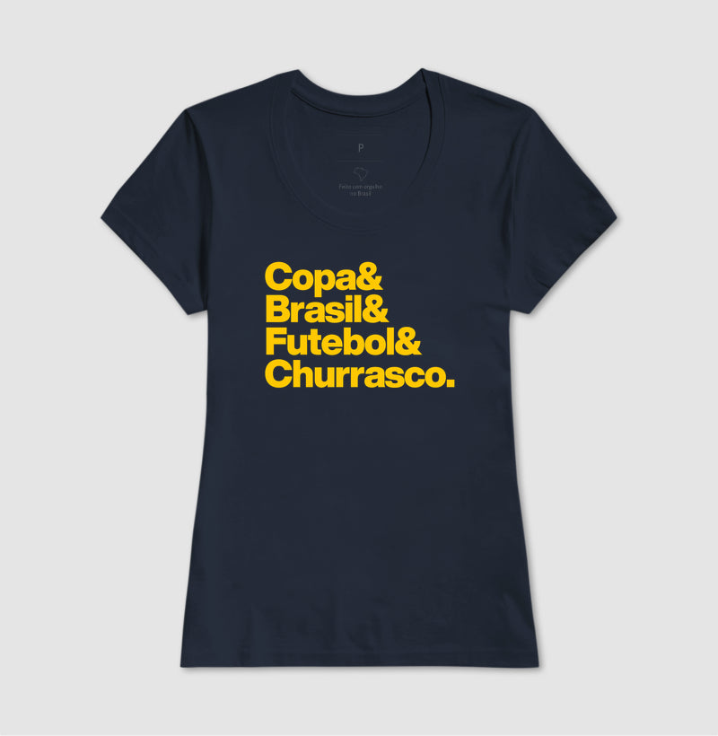 Camiseta - Copa Brasil Futebol Churrasco