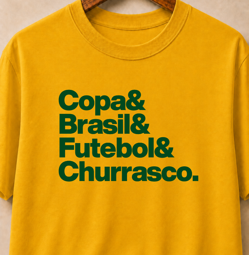 Camiseta - Copa Brasil Futebol Churrasco