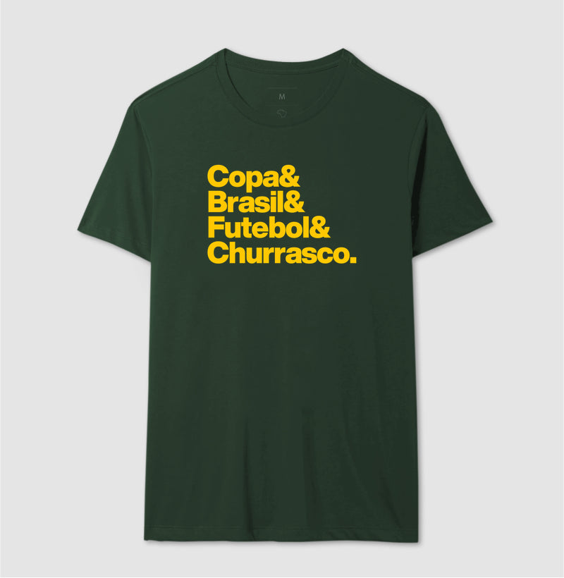 Camiseta - Copa Brasil Futebol Churrasco