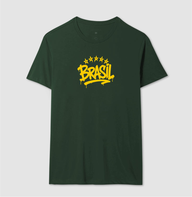 Camiseta - Brasil grafite