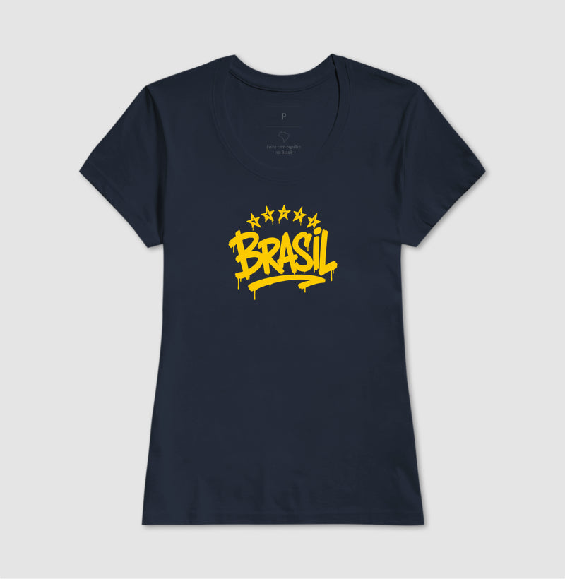 Camiseta - Brasil grafite
