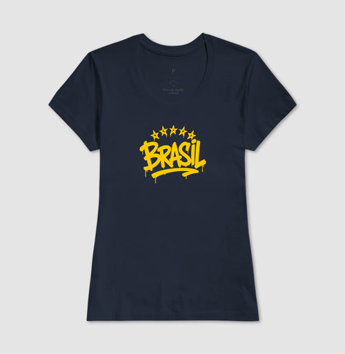 Camiseta - Brasil grafite